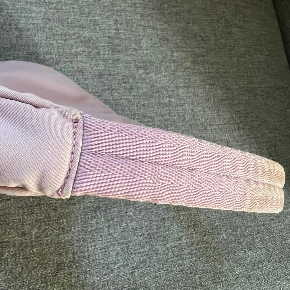 Prada Vintage Tessuto Logo Nylon Mini Bag in Pale Pink Lavender - Picture 8 of 16